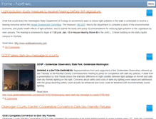 Tablet Screenshot of darkskiesnorthwest.org